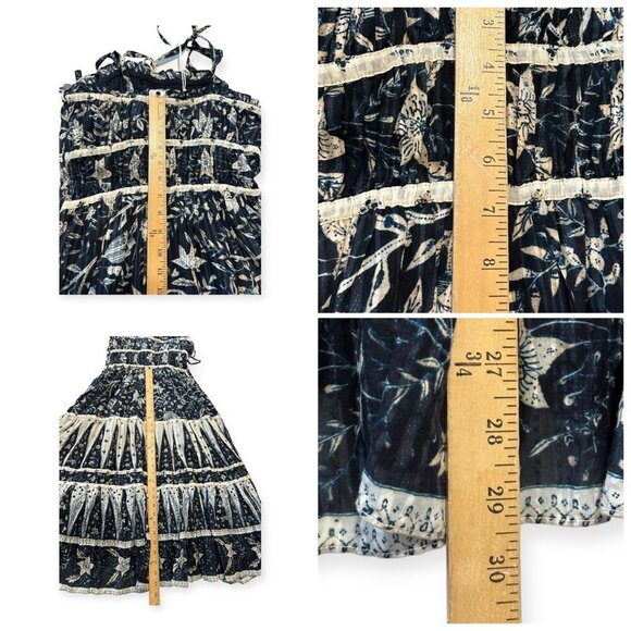 Ulla Johnson Indah Dress, Size 2, Rainforest , Cream/black, New with tag - Picture 16 of 16